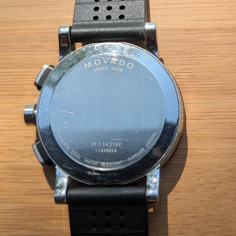 Movado Watch Mens Chrongraph Sport DIAMOND $2495 - Picture 10 of 14